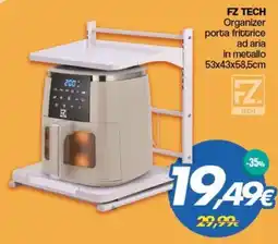 Franzy's FZ TECH Organizer porta frittrice ad aria in metallo offerta