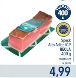 Talento Professional Store Speck Alto Adige IGP RECLA offerta