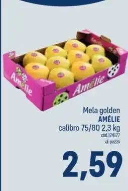 Talento Professional Store Mela golden AMÉLIE offerta