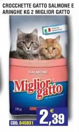 Immenso Cash Crocchette gatto salmone e aringhe Miglior gatto offerta