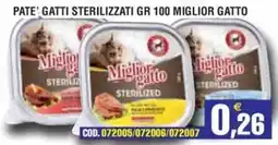 Immenso Cash Pate' gatti sterilizzati Miglior gatto offerta