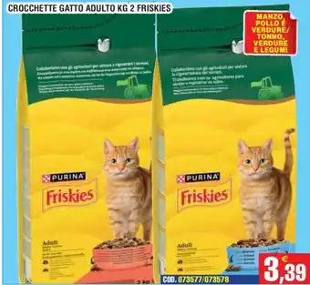Immenso Cash Crocchette gatto adulto Friskies offerta