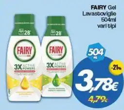 Franzy's Fairy gel lavastoviglie offerta