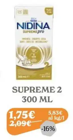 Iperbimbo Nidina Supreme pro 2 offerta
