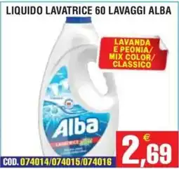 Immenso Cash Liquido lavatrice Alba offerta