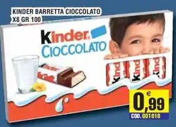 Immenso Cash Kinder Cioccolato offerta