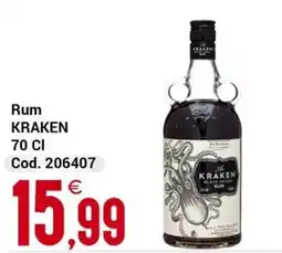Centro Cash Rum Kraken offerta