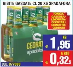 Immenso Cash Bibite gassate Cedrata Spadafora offerta
