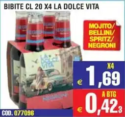 Immenso Cash Bibite cl 20 la dolce vita offerta