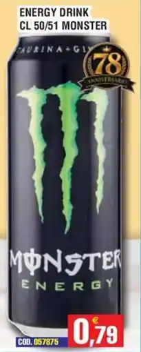 Immenso Cash Energy drink Monster offerta