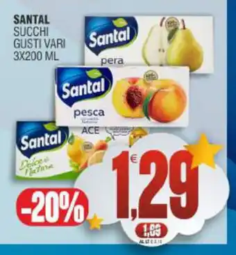 Santal succhi gusti vari
