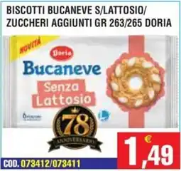Immenso Cash Biscotti Bucaneve senza lattosio offerta