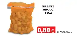 Centro frutta Patate sacco offerta
