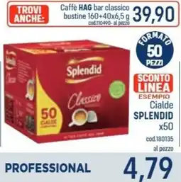 Talento Professional Store Caffè HAG bar classico offerta