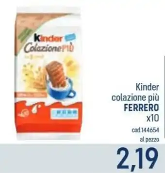 Kinder colazione più Ferrero