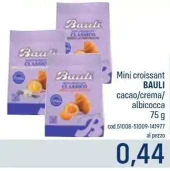Mini croissant Bauli cacao/crema/ albicocca