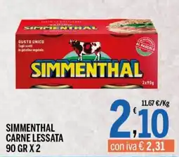 Gruppo Pascar Simmenthal carne lessata offerta