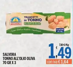 Gruppo Pascar Salvora tonno all'olio oliva offerta