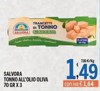 Salvora tonno all'olio oliva