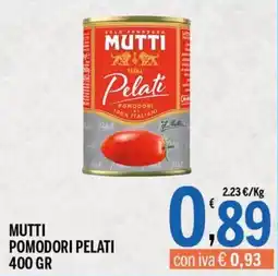 Gruppo Pascar Mutti pomodori pelati offerta