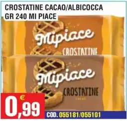 Immenso Cash Crostatine cacao/albicocca Mipiac offerta