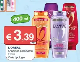 Mister Risparmio L'Oréal Shampoo o Balsamo Elvive offerta