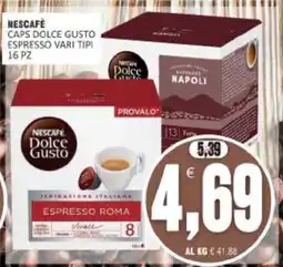 Vicino a te supermercati Nescafé Dolce Gusto Espresso Roma offerta