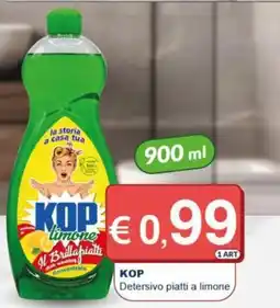 Mister Risparmio KOP Detersivo piatti a limone offerta