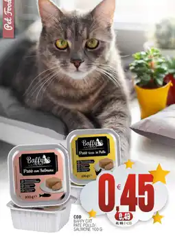 Vicino a te supermercati Baffy Cat Pate Pollo/Salmone offerta