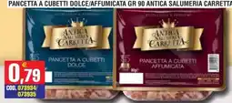 Immenso Cash Pancetta a cubetti dolce affumicata Antica Salumeria Carretta offerta