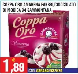 Immenso Cash Coppa Oro Amarena offerta