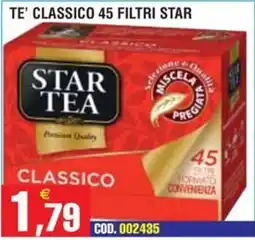 Immenso Cash Star Tea Classico offerta