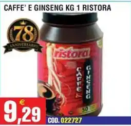 Immenso Cash Caffè e Ginseng Ristora offerta