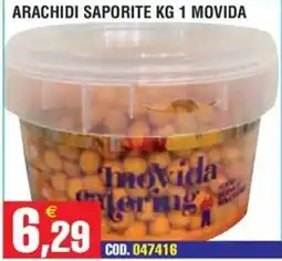 Immenso Cash Arachidi saporite Movida offerta