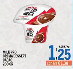 Gruppo Pascar Milk Pro Crema Dessert Cacao offerta