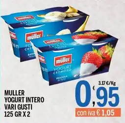 Gruppo Pascar Muller Yogurt intero vari gusti offerta