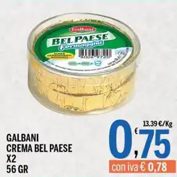 Gruppo Pascar Galbani crema bel paese offerta