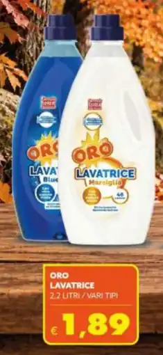 Le Bolle di Giù Giù Oro lavatrice offerta