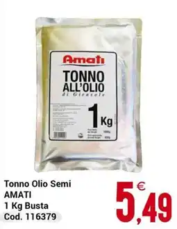 Centro Cash Tonno Olio Semi AMATI offerta