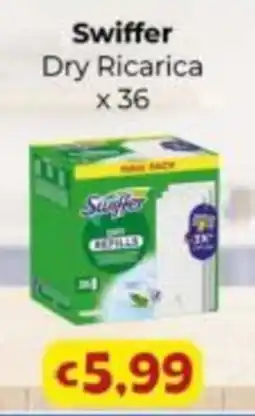 Le Bolle di Giù Giù Swiffer Dry Ricarica offerta