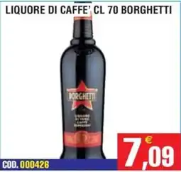 Immenso Cash Liquore di caffè Borghetti offerta