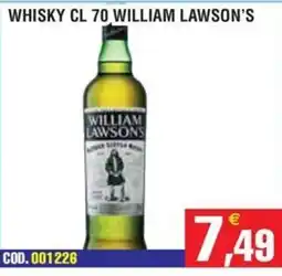 Immenso Cash Whisky William Lawsons offerta