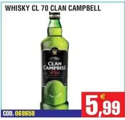 Immenso Cash Whisky Clan Campbell offerta