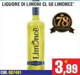 Immenso Cash Liquore di limoni Limonce' offerta