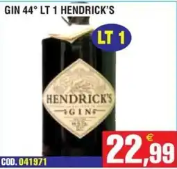 Immenso Cash Gin Hendrick's offerta