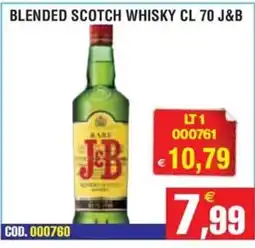 Immenso Cash Blended Scotch Whisky J&B offerta