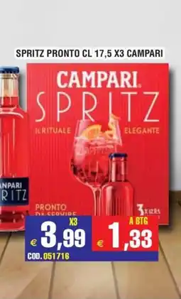 Immenso Cash Campari Spritz offerta