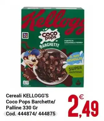Cereali KELLOGG'S Coco Pops Barchette