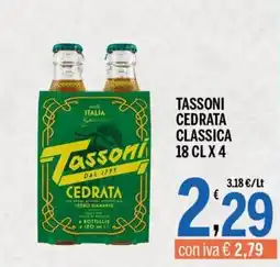 Gruppo Pascar Tassoni Cedrata Classica offerta