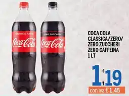 Gruppo Pascar Coca-Cola Classica/Zero/Zero Zuccheri Zero Caffeina offerta